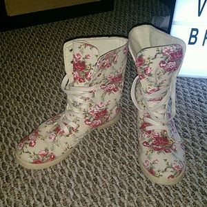 COPY - Ankle Floral boots